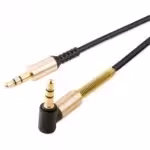 Hoco Aux Kabel Sort/guld Hoco Aux Kabel Sort/guld