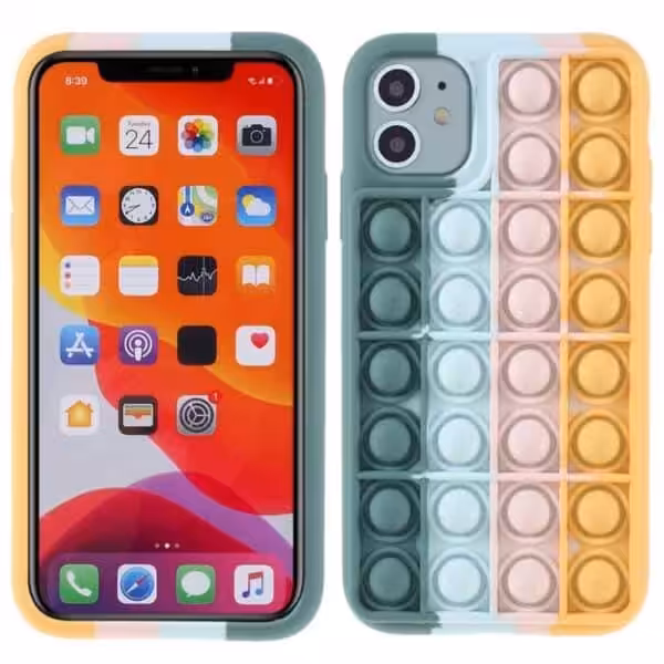 Iphone 11 Popit Cover Brun
