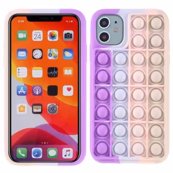 Iphone 11 Popit Cover Lilla