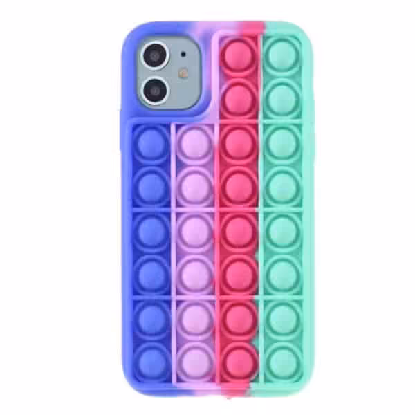Iphone 11 Popit Cover Regnbue Iphone 11 Popit Cover Regnbue