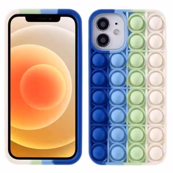 Iphone 12 Mini Popit Cover Blå