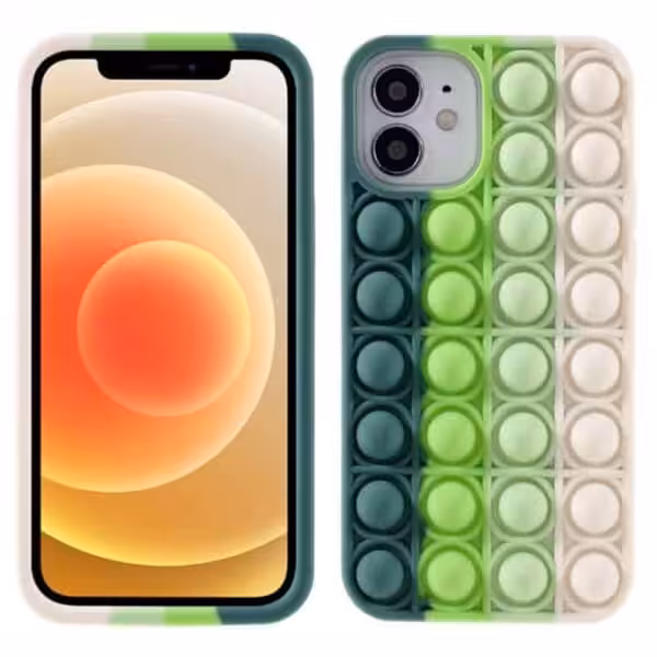 Iphone 12 Mini Popit Cover Grøn