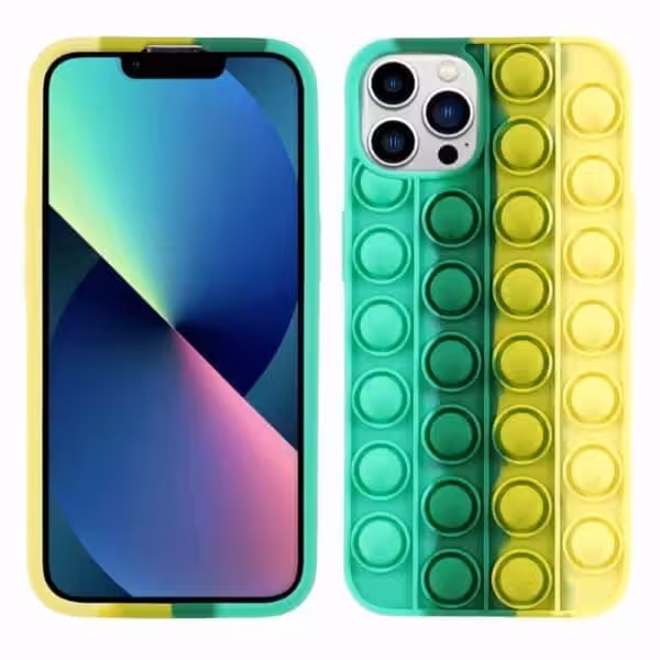 Iphone 13 Pro Popit Cover Grøn