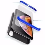 Iphone Xr 360 Beskyttelsescover Sort/blå Iphone Xr 360 Beskyttelsescover Sort/blå