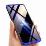 Iphone Xr 360 Beskyttelsescover Sort/blå Iphone Xr 360 Beskyttelsescover Sort/blå