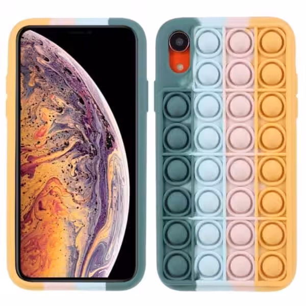 Iphone Xr Popit Cover Brun