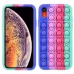 Iphone Xr Popit Cover Regnbue Iphone Xr Popit Cover Regnbue