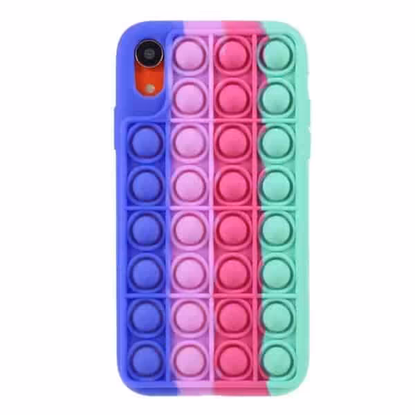 Iphone Xr Popit Cover Regnbue Iphone Xr Popit Cover Regnbue