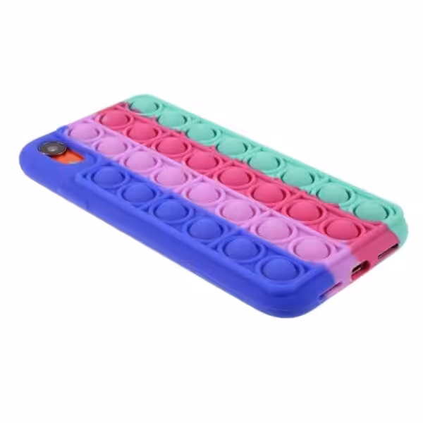 Iphone Xr Popit Cover Regnbue Iphone Xr Popit Cover Regnbue