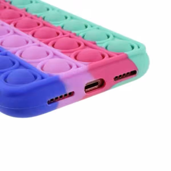 Iphone Xr Popit Cover Regnbue Iphone Xr Popit Cover Regnbue