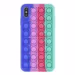 Iphone Xs Popit Cover Regnbue