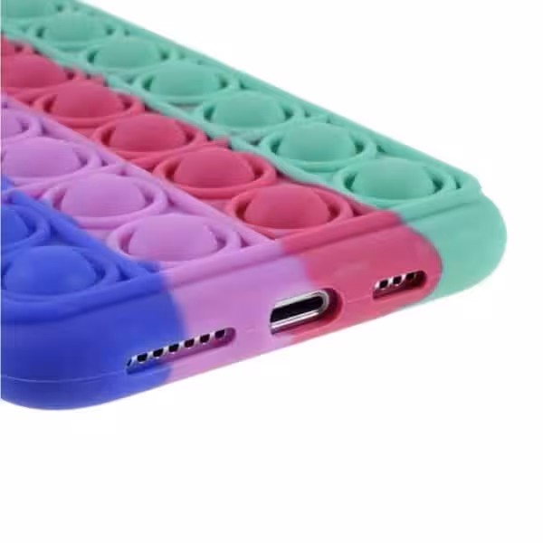 Iphone Xs Popit Cover Regnbue