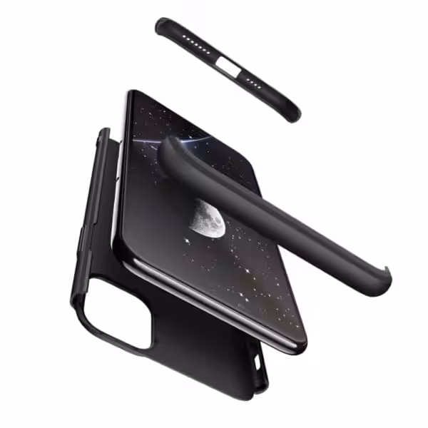 Iphone 11 Pro 360 Beskyttelsescover Sort Iphone 11 Pro 360 Beskyttelsescover Sort
