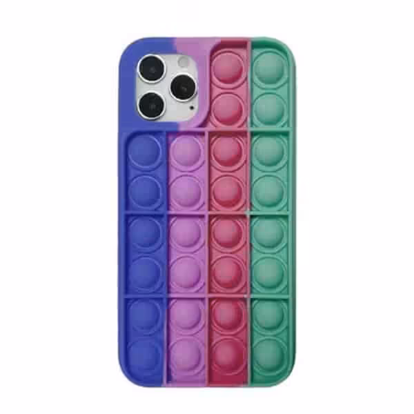 Iphone 12 Popit Cover Regnbue
