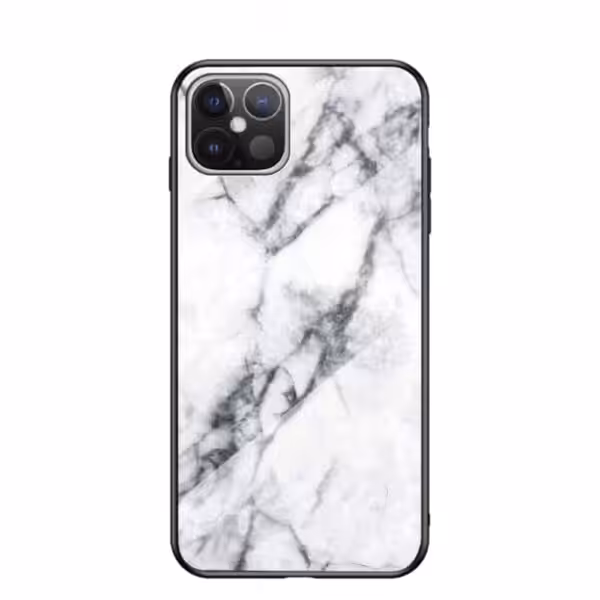 Iphone 12 Pro Max Cover White Marble