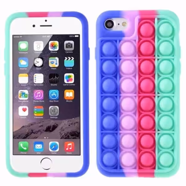 Iphone 7 Popit Cover Regnbue