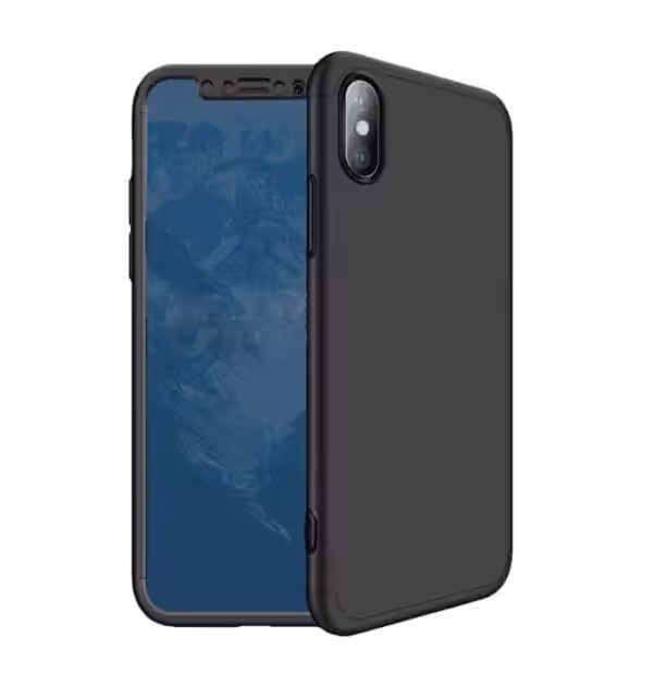 Iphone X 360 Beskyttelsescover Sort Iphone X 360 Beskyttelsescover Sort