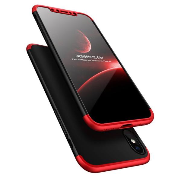 Iphone X 360 Beskyttelsescover Sort