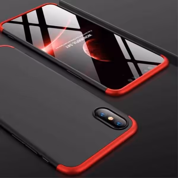 Iphone Xs 360 Beskyttelsescover Sort