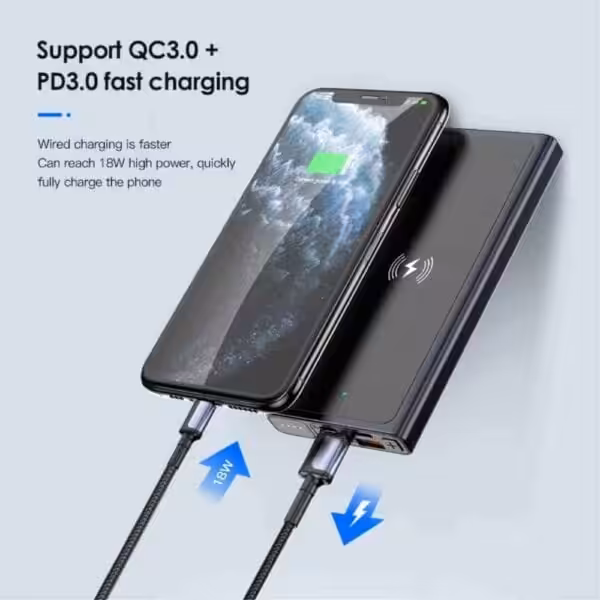 Kuulaa Kl-yd15 Qi Powerbank 10000mah Kuulaa Kl-yd15 Qi Powerbank 10000mah