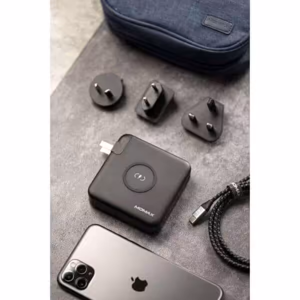 Momax Q.power Powerbank Set – Sort Momax Q.power Powerbank Set - Sort