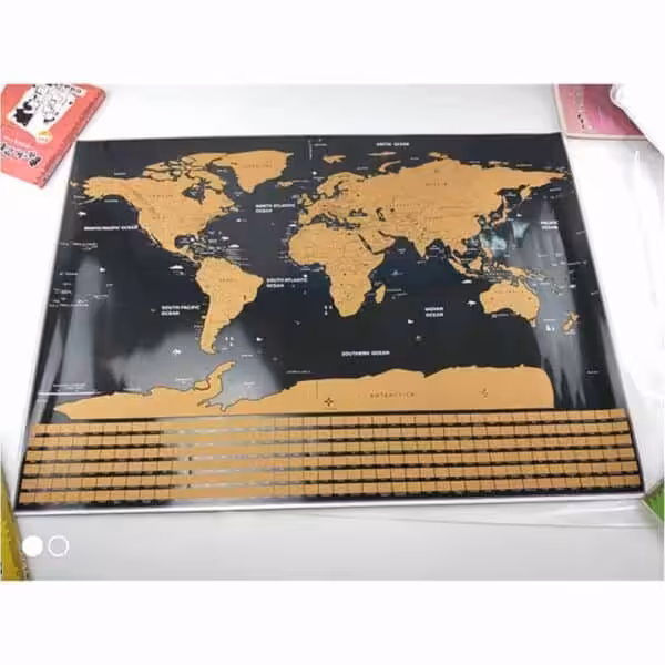 Scratch Map Skrabe Verdenskort Scratch Map Skrabe Verdenskort