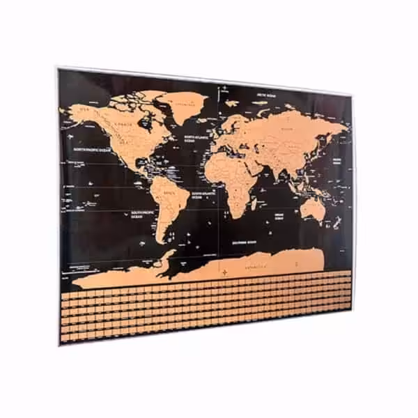 Scratch Map Skrabe Verdenskort Scratch Map Skrabe Verdenskort