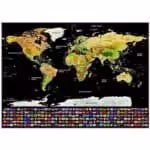 Scratch Map Skrabe Verdenskort Scratch Map Skrabe Verdenskort