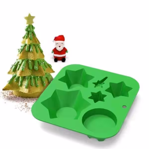 Slipnemt Juletræ Kageform