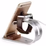 Stand Til Apple Watch Og Smartphones – Sølv Stand Til Apple Watch Og Smartphones - Sølv