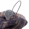 Bluetooth Hovedtelefon Vintervarm Twill Hat Med Mikrofon - Blå / Brun / Hvid
