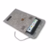 Ipad Air 2 (a1566, A1567) - J.m.show Envelope Pu Læder Uldgarn Cover Taske - Lilla