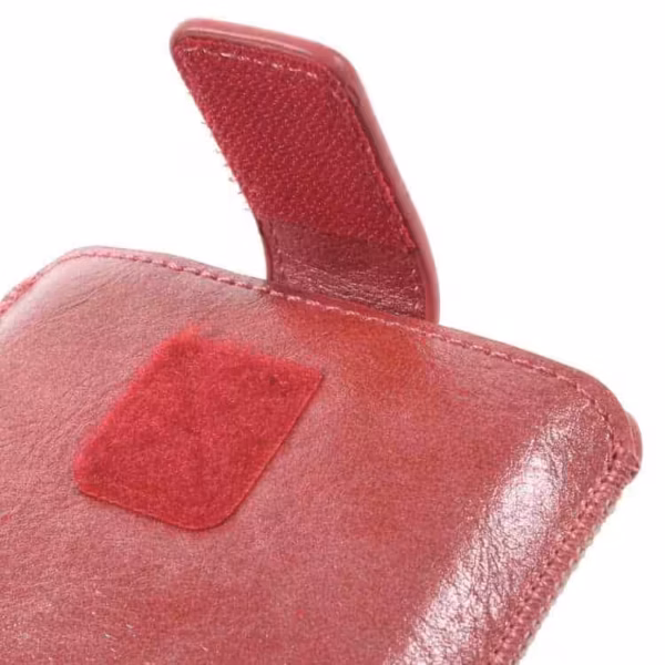 Iphone 6s Plus/ Samsung Galaxy S7 Edge – Pu Læder Cover Etui Med Kortslots – Rød Iphone 6s Plus/ Samsung Galaxy S7 Edge - Pu Læder Cover Etui Med Kortslots - Rød