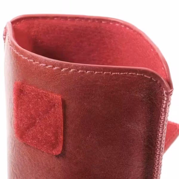 Iphone 6s Plus/ Samsung Galaxy S7 Edge – Pu Læder Cover Etui Med Kortslots – Rød Iphone 6s Plus/ Samsung Galaxy S7 Edge - Pu Læder Cover Etui Med Kortslots - Rød