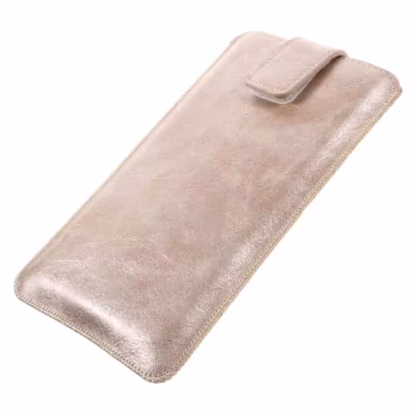 Iphone 6s Plus/ Samsung Galaxy S7 Edge – Pu Læder Cover Etui Med Kortslots – Guldfarve Iphone 6s Plus/ Samsung Galaxy S7 Edge - Pu Læder Cover Etui Med Kortslots - Guldfarve