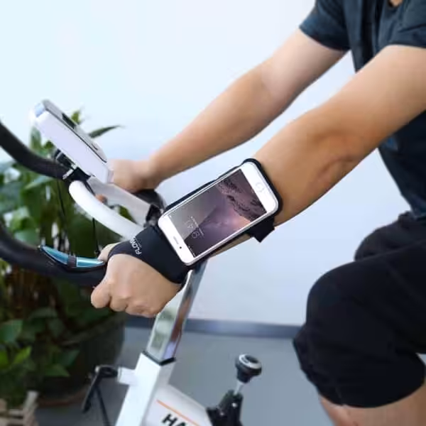 Iphone 7/6/6s – Sportsarmbånd Holder Med Tommelfinger Ring – Sort Iphone 7/6/6s - Sportsarmbånd Holder Med Tommelfinger Ring - Sort