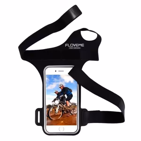 Iphone 7/6/6s – Sportsarmbånd Holder Med Tommelfinger Ring – Sort Iphone 7/6/6s - Sportsarmbånd Holder Med Tommelfinger Ring - Sort