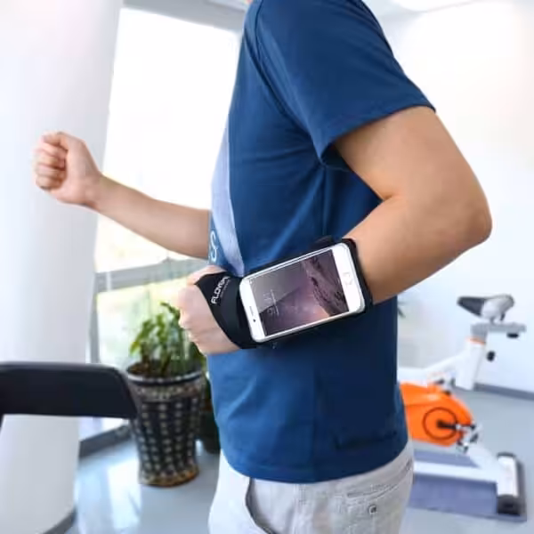Iphone 7/6/6s – Sportsarmbånd Holder Med Tommelfinger Ring – Sort Iphone 7/6/6s - Sportsarmbånd Holder Med Tommelfinger Ring - Sort