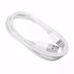 1 M Lightning 8 Pin Mfi Certificeret Data- Opladnings- Og Synkroniseringskabel Hvid USB-kabel til opladning og dataoverførsel