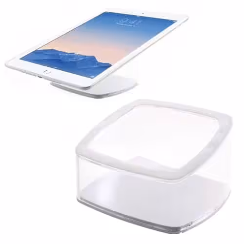 Firkantet Krystal Stand Holder Til Tablets