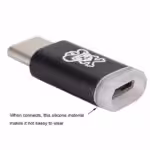 Hat Prince Hc-2 Micro Usb Female Til Usb 3.1 Type C Male Oplader Og Synkroniserings Adapter – Sort Hat Prince Hc-2 Micro Usb Female Til Usb 3.1 Type C Male Oplader Og Synkroniserings Adapter - Sort