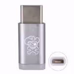 Hat Prince Adabter Micro Usb Hunstik Til Usb 3.1 Type C Hanstik Til Oplader Og Synkroniserings Adapter – Sølv Hat Prince Adabter Micro Usb Hunstik Til Usb 3.1 Type C Hanstik Til Oplader Og Synkroniserings Adapter - Sølv