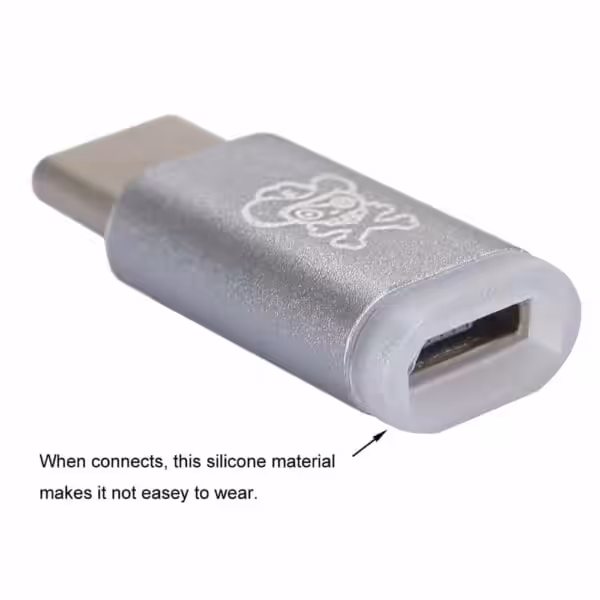 Hat Prince Adabter Micro Usb Hunstik Til Usb 3.1 Type C Hanstik Til Oplader Og Synkroniserings Adapter – Sølv Hat Prince Adabter Micro Usb Hunstik Til Usb 3.1 Type C Hanstik Til Oplader Og Synkroniserings Adapter - Sølv