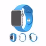 Apple Watch 42mm – 44mm Xincuco Silikone Sportsarmbånd – Blå Apple Watch 42mm - 44mm Xincuco Silikone Sportsarmbånd - Blå