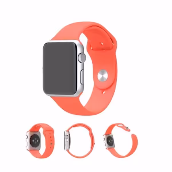 Apple Watch 38mm - 40mm Xincuco Silikone Sportsarmbånd - Vandmelon Rød