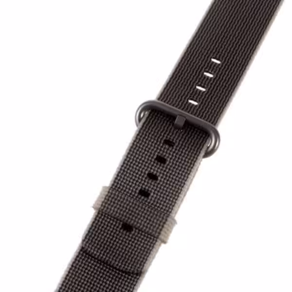Apple Watch 42mm – 44mm Nylon Spænde Armbånd – Grå Apple Watch 42mm - 44mm Nylon Spænde Armbånd - Grå