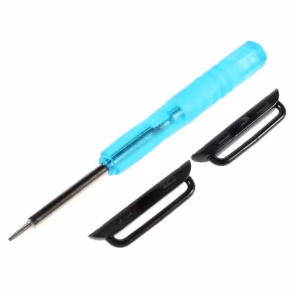 Apple Watch 42mm - Erstatnings Metalbånd Axel Connector Spænde - Sort