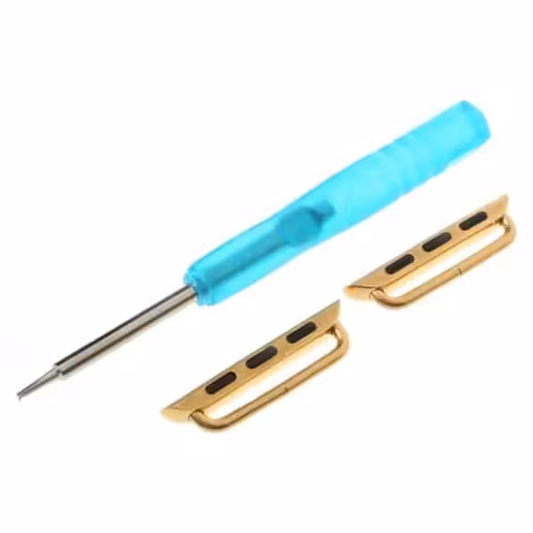 Apple Watch 42mm - 44mm Erstatnings Metalbånd Axel Connector Spænde - Guldfarve