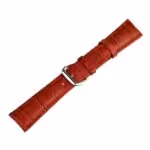 Apple Watch 42mm – 44mm Krokodille Skin Ægte Læder Armbånd – Rød Apple Watch 42mm - 44mm Krokodille Skin Ægte Læder Armbånd - Rød