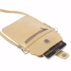 Universal Pu Læder Taske Etui Med Skulderrem Til Samsung Sony Htc – Beige Universal Pu Læder Taske Etui Med Skulderrem Til Samsung Sony Htc - Beige